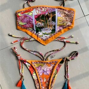 Vibrant Floral Bikini Set